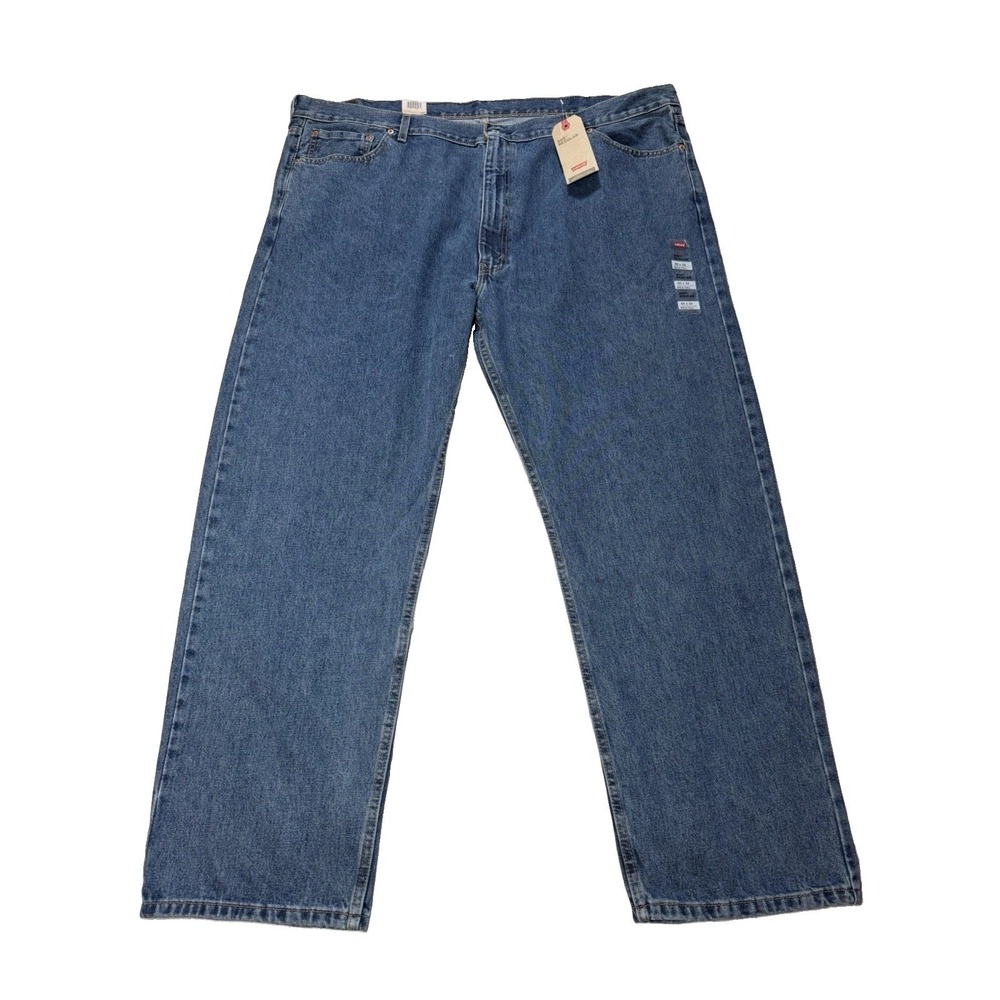 NWT Levi's 505 Regular Fit Jeans 50x32 Big and Tall